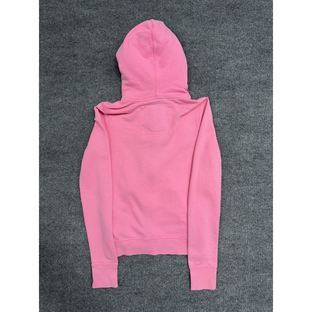 Abercrombie Fitch Pink A&F 92 Zip Up Hoodie Sweatshirt Women's Medium - Picture 7 of 7